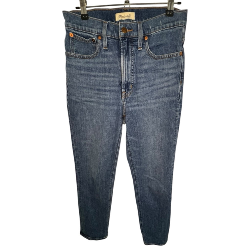 Madewell The Perfect Vintage Medium Wash Straight Leg Denim Jeans